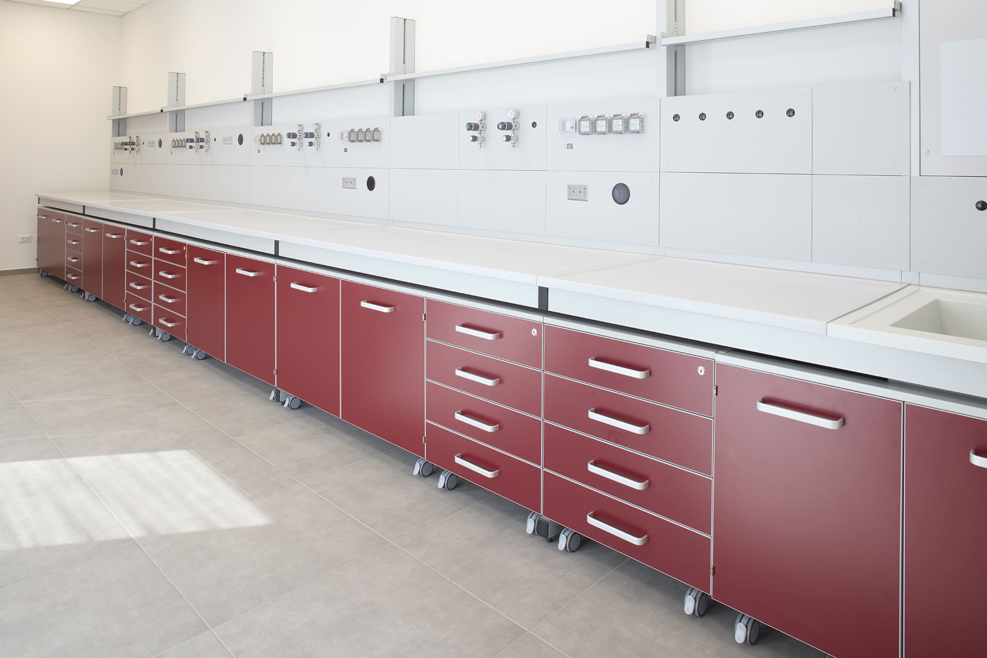 arredo tecnico laboratori università di parma area food edificio 1 campus scienze e tecnologie AHSI